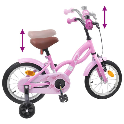 Kids Bike 16 Inches for 4-6 Years Old Light Pink