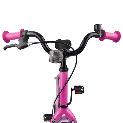 Kids Bike 18 Inches for 5-7 Years Old Dark Pink