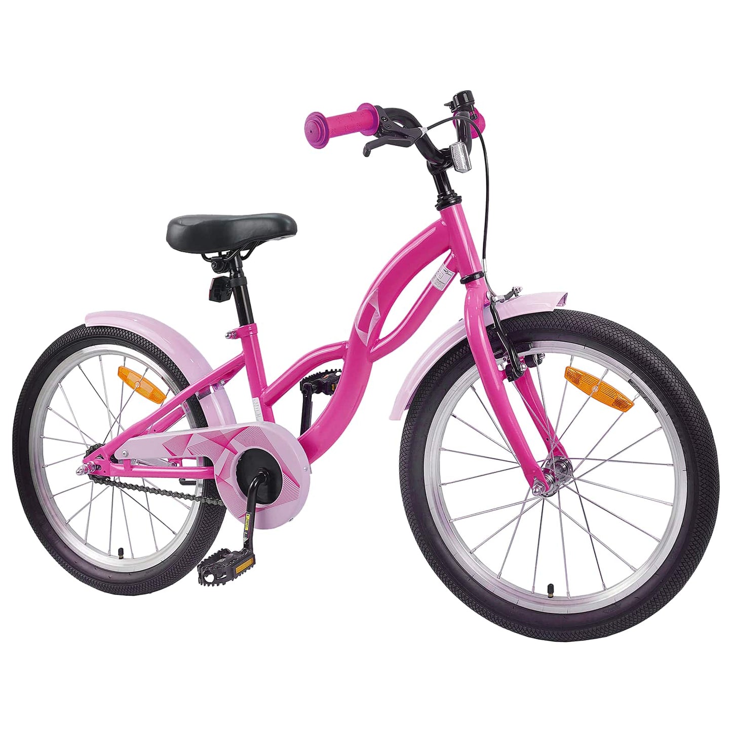 Kids Bike 20 Inches for 6-11 Years Old Dark Pink