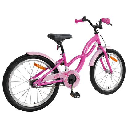Kids Bike 20 Inches for 6-11 Years Old Dark Pink