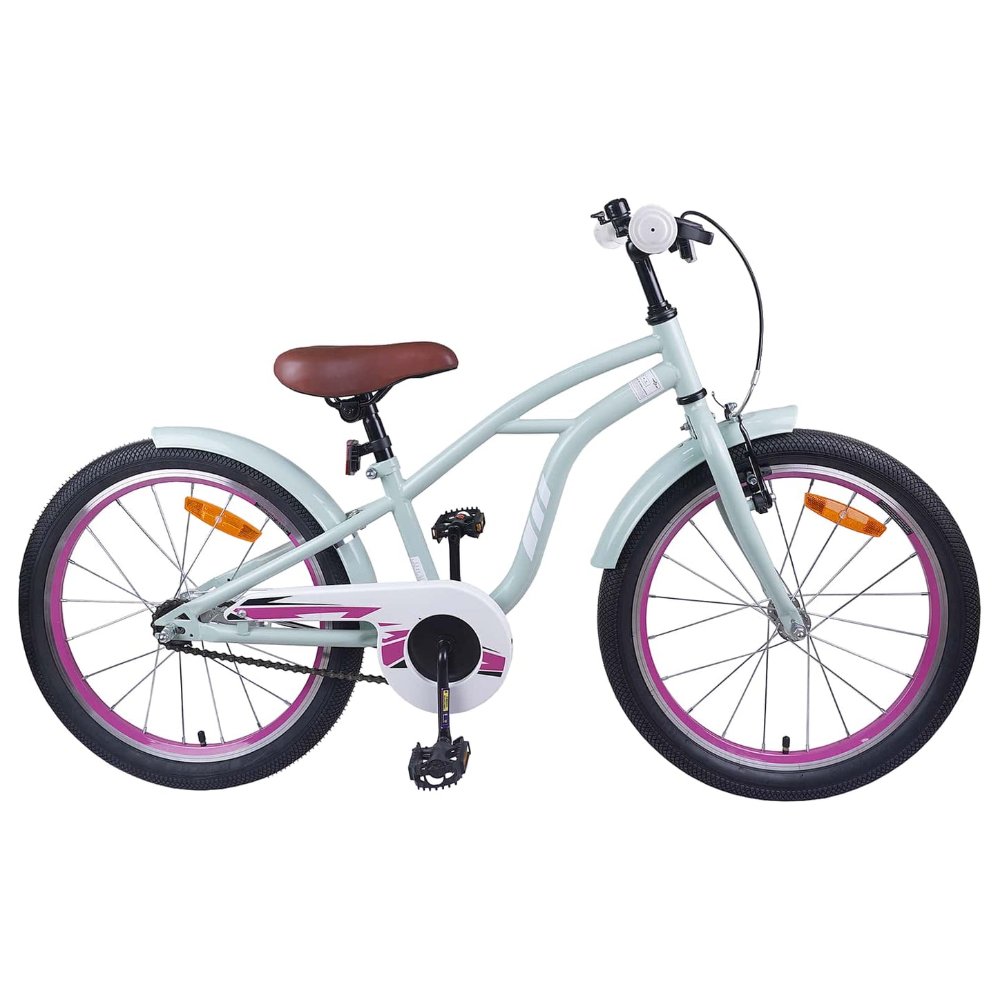 Kids Bike 20 Inches for 6-11 Years Old Light Green