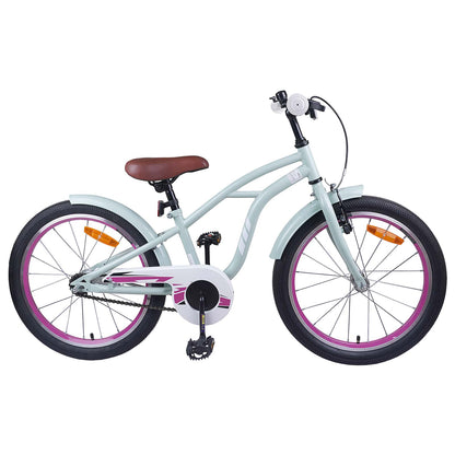 Kids Bike 20 Inches for 6-11 Years Old Light Green