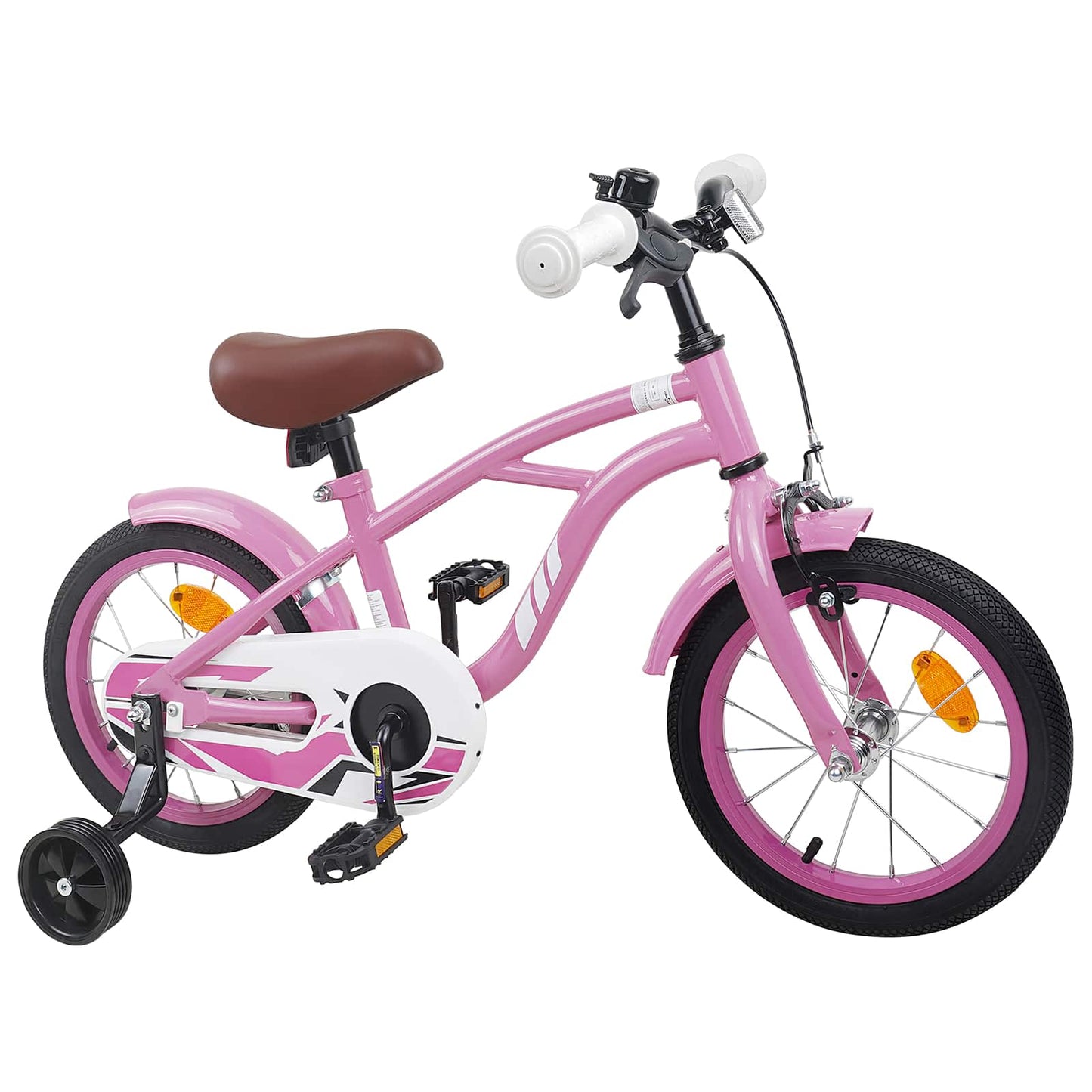 Kids Bike 14 Inches for 3-5 Years Old Light Pink
