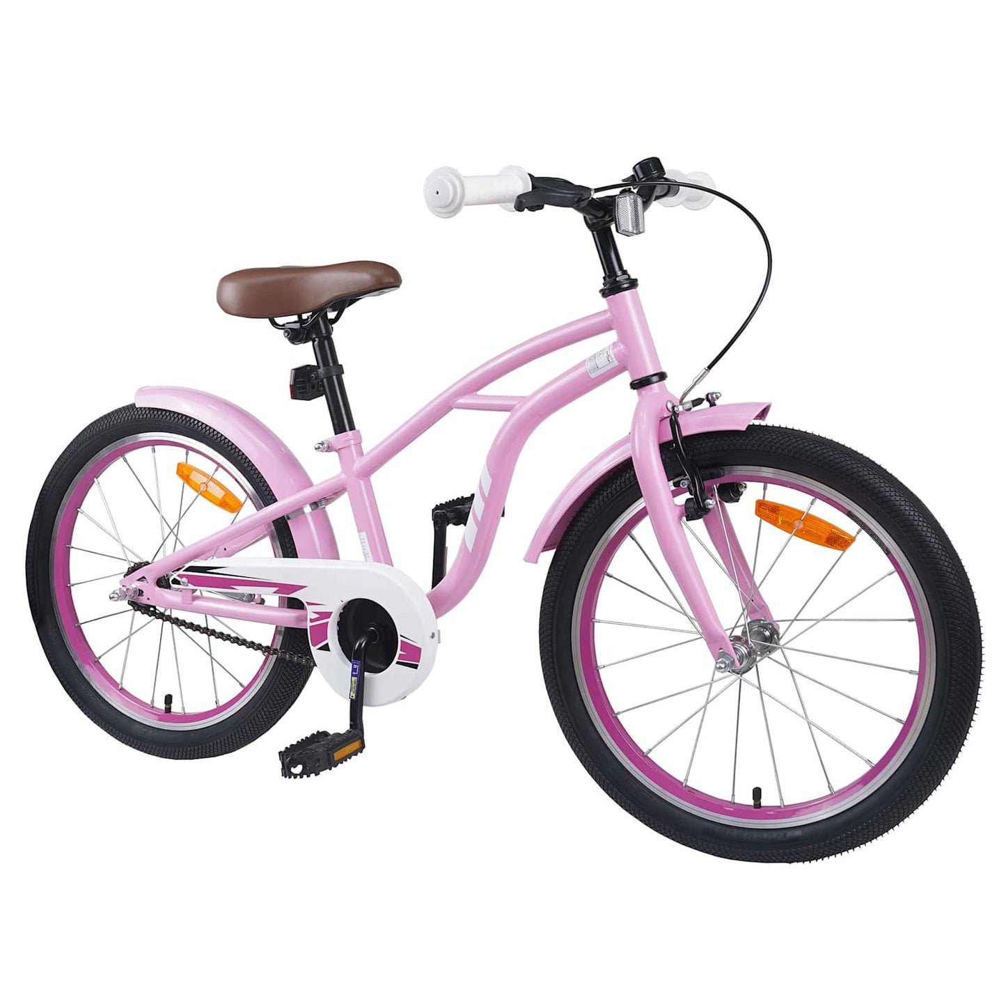 Kids Bike 18 Inches for 5-7 Years Old Light Pink