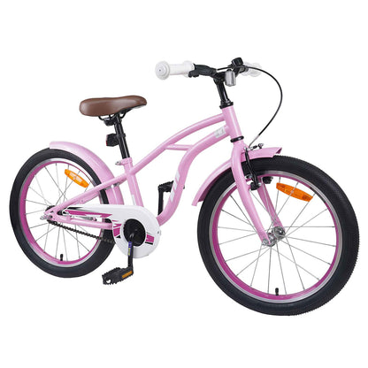 Kids Bike 18 Inches for 5-7 Years Old Light Pink