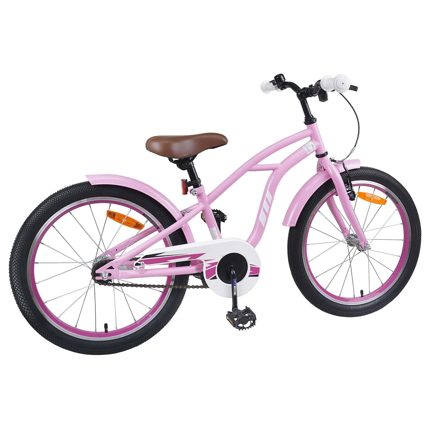 Kids Bike 22 Inches for 7-12 Years Old Light Pink