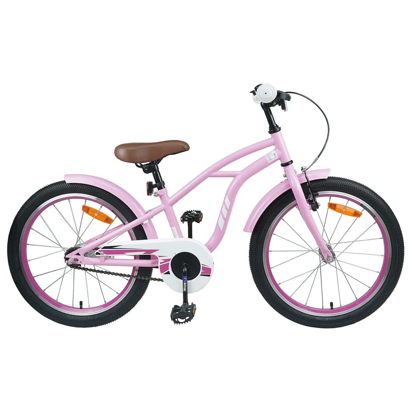 Kids Bike 22 Inches for 7-12 Years Old Light Pink