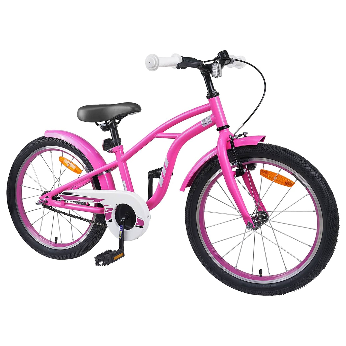 Kids Bike 22 Inches for 7-12 Years Old Dark Pink