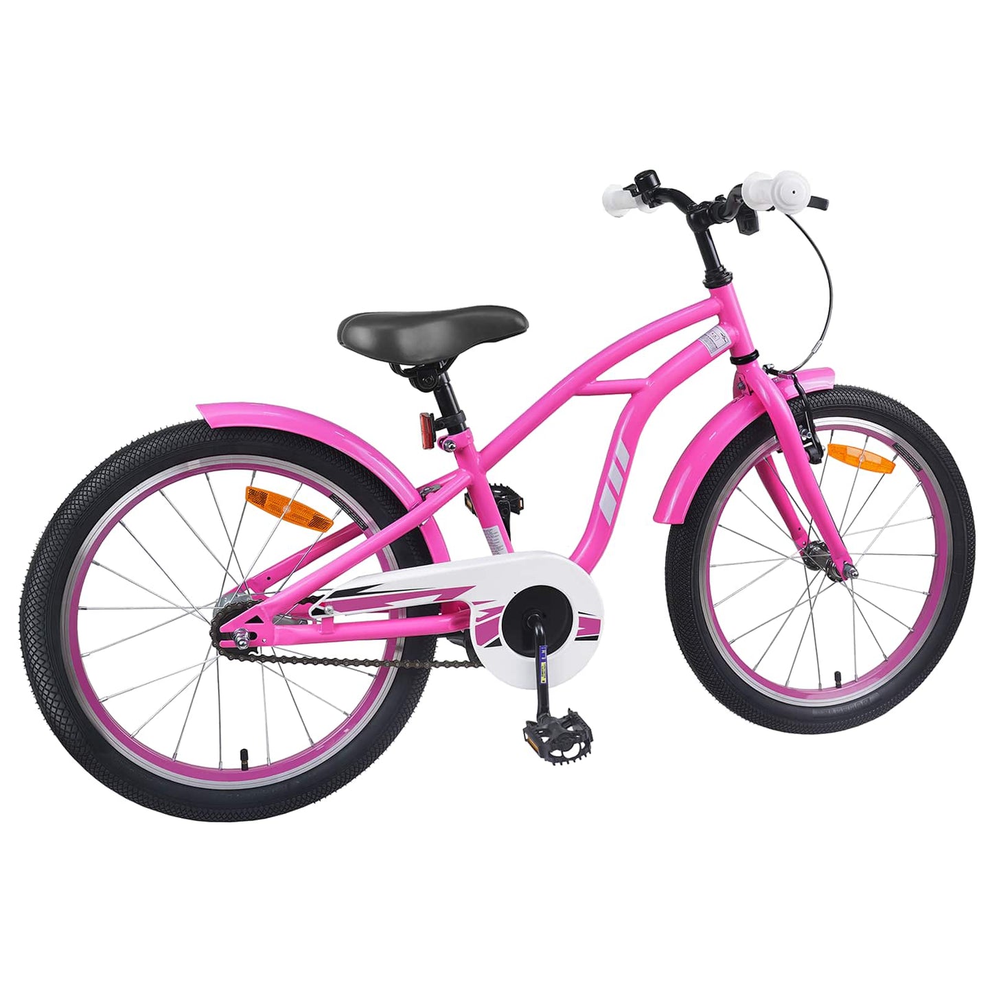 Kids Bike 22 Inches for 7-12 Years Old Dark Pink