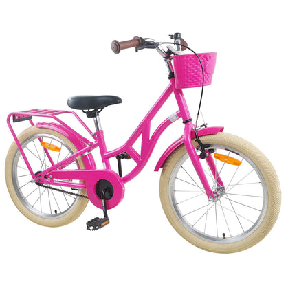 Kids Bike 20'' for 6-11 Years Old Dark Pink