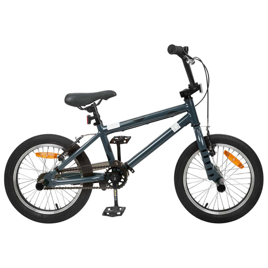 BMX Bike 16 Inches for 5-8 Years Old Dark Grey