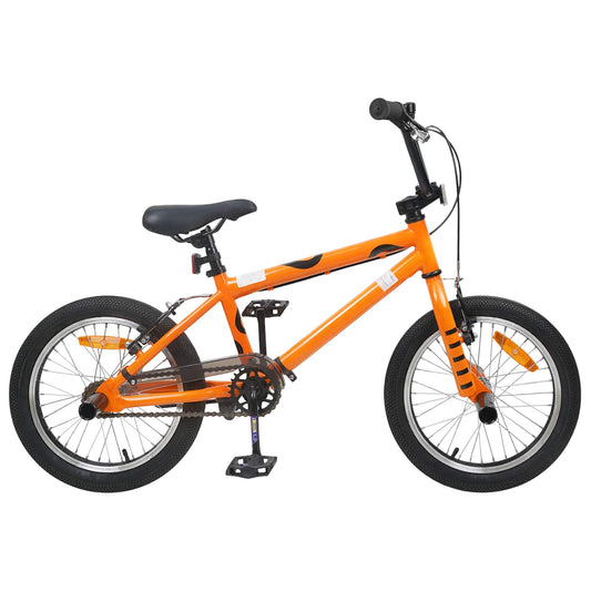 BMX Bike 16 Inches for 5-8 Years Old Orange