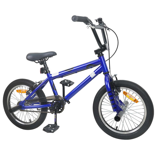 BMX Bike 16 Inches for 5-8 Years Old Dark Blue