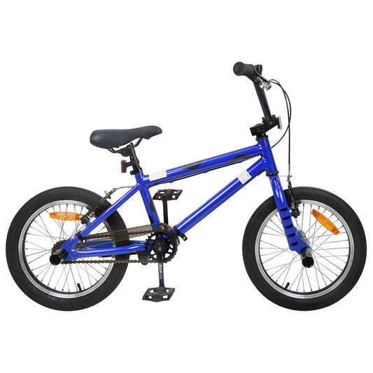 BMX Bike 16 Inches for 5-8 Years Old Dark Blue