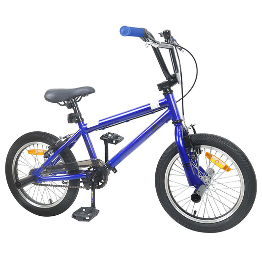 BMX Bike 16 Inches for 5-8 Years Old Dark Blue