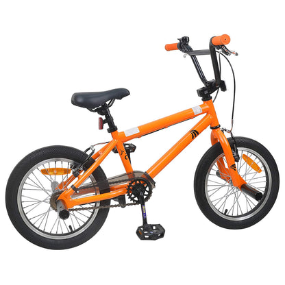 BMX Bike 18 Inches for 7-10 Years Old Orange