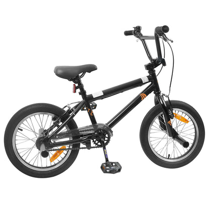 BMX Bike 16 Inches for 5-8 Years Old Black