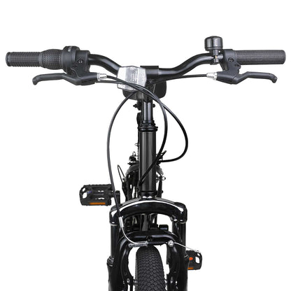 Mountain Bike 20 Inches 6-Speed for 5-8 Years Old Black