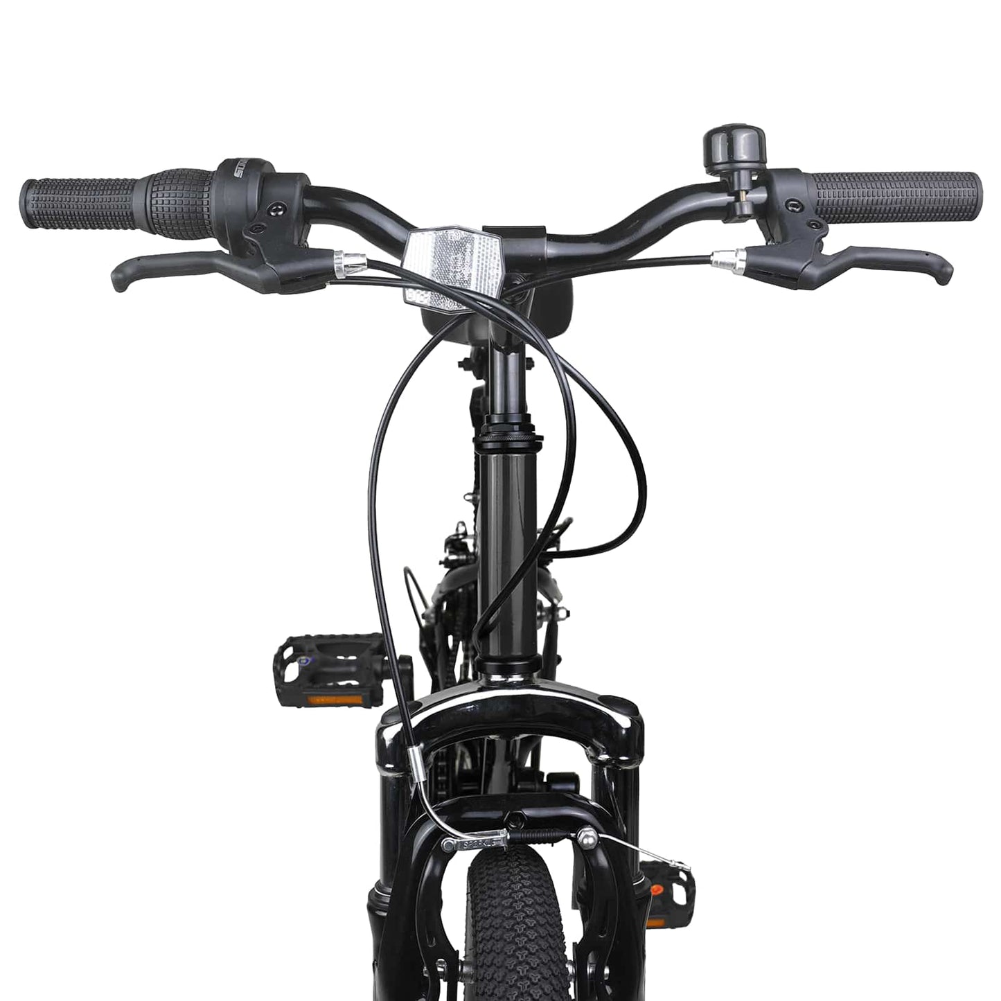 Mountain Bike 24 Inches 6-Speed for 8-12 Years Old Black