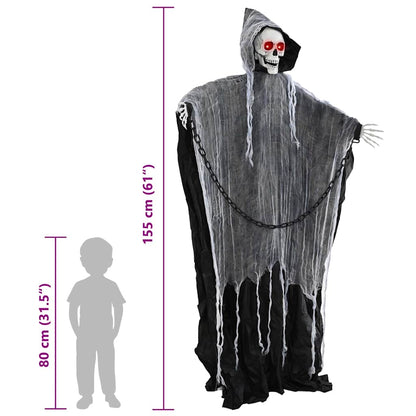 Halloween Hanging Grim Reaper SPOOKA Black 112 x 164 cm