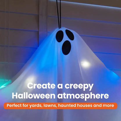 Halloween Hanging Ghost 3 pcs White 52 x 62 cm Polyester