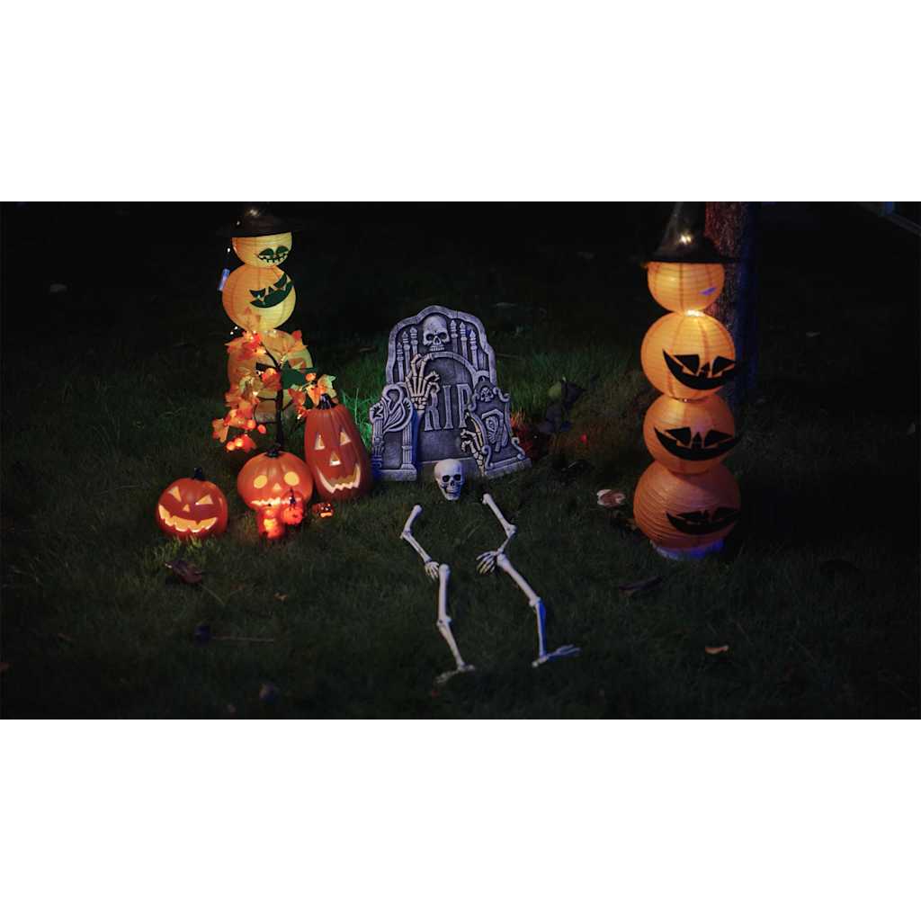 Halloween Skeleton with Ground Spikes White 45.5 x 13 cm