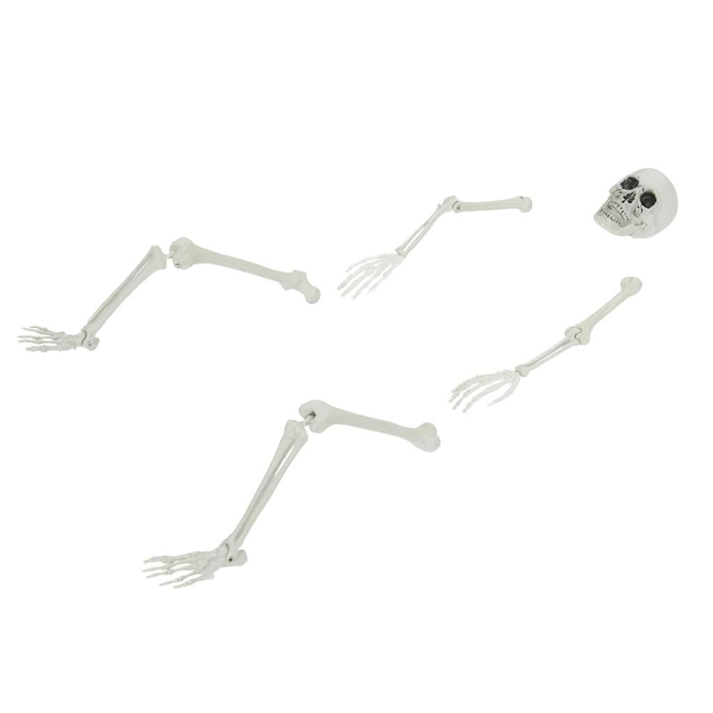 Halloween Skeleton with Ground Spikes White 45.5 x 13 cm
