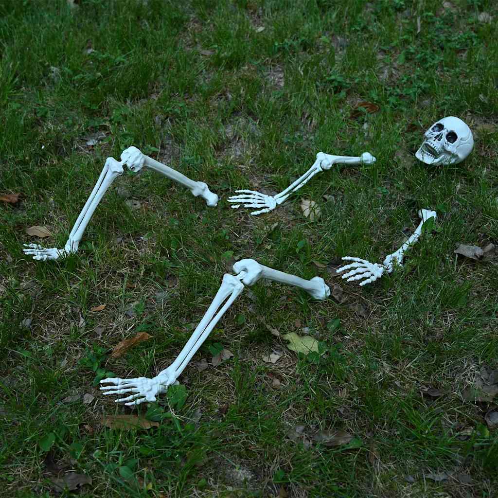 Halloween Skeleton with Ground Spikes White 45.5 x 13 cm