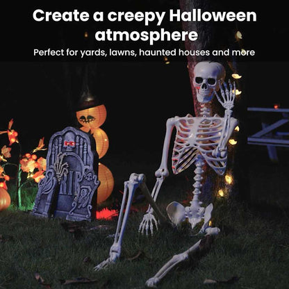 Halloween Skeleton 2 pcs White 85 cm Polypropylene