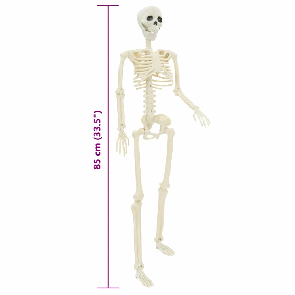 Halloween Skeleton 2 pcs White 85 cm Polypropylene