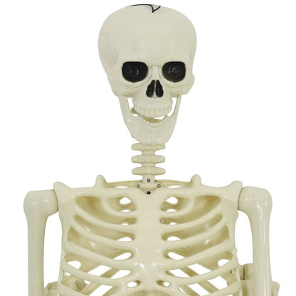 Halloween Decoration Skeleton 2 pcs White Polypropylene