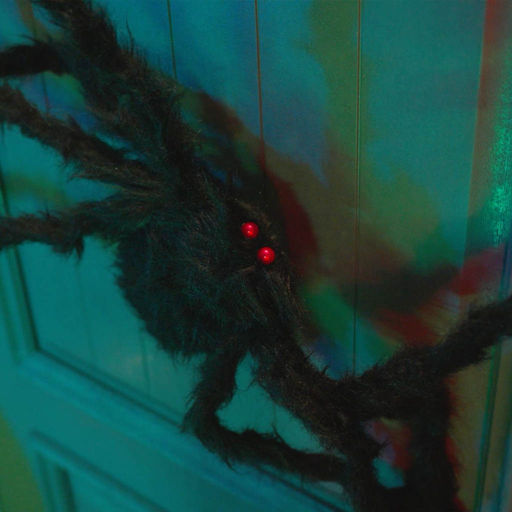 Halloween Spider Decoration 3 pcs Black 200 cm Polyester