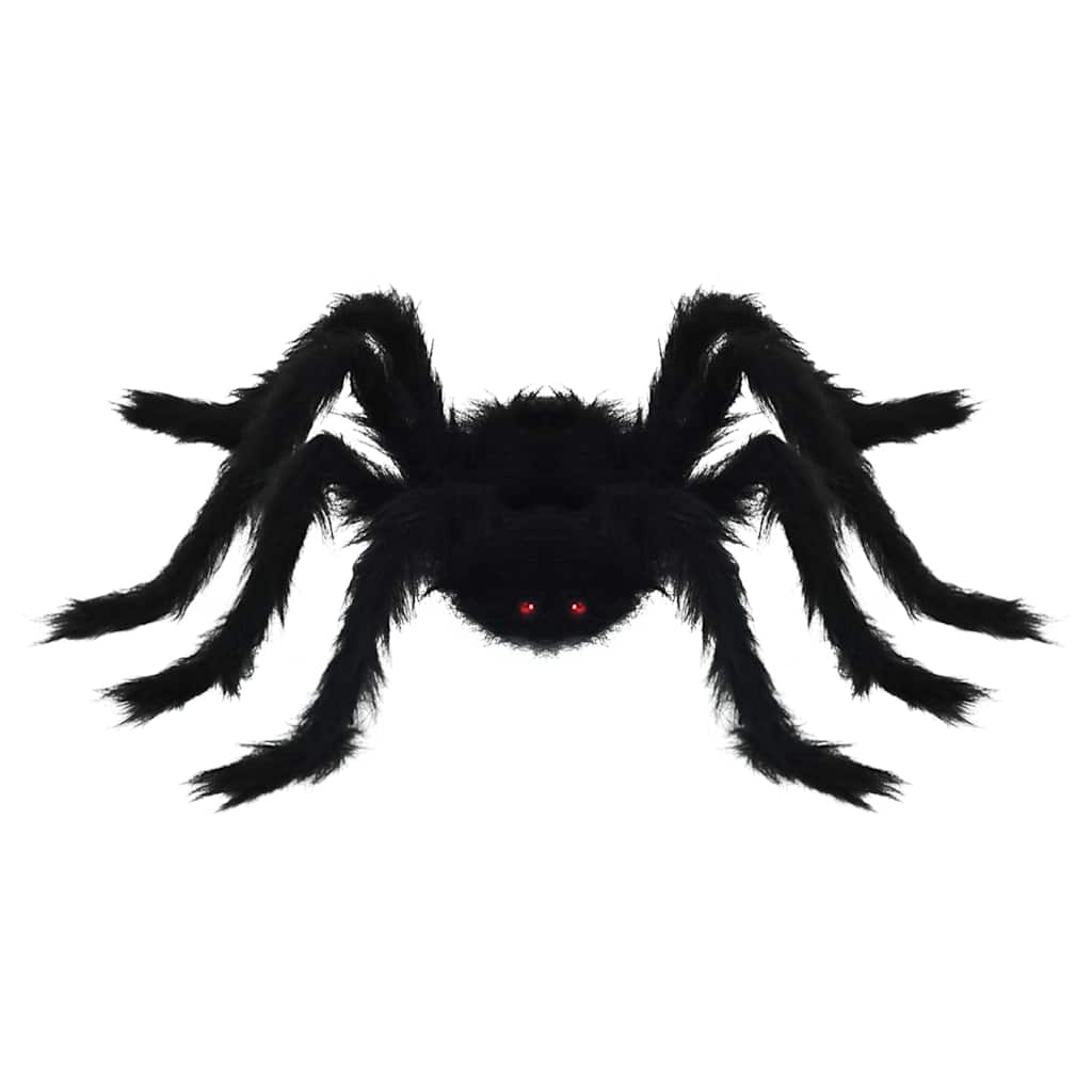 Halloween Spider Decoration 6 pcs Black 75 cm Polyester