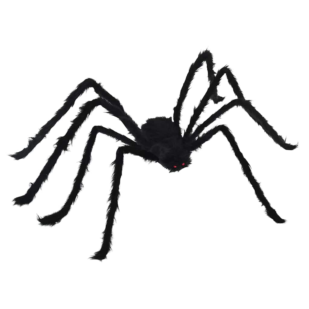 Halloween Spider Decoration with Webs 4 pcs Black and white