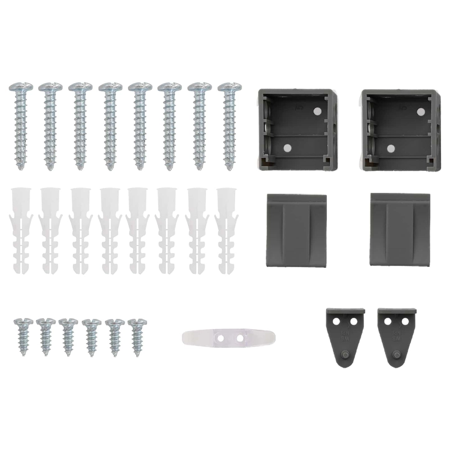 Venetian Blind Manual Adjustable Silver Grey 150 x 40 cm PVC