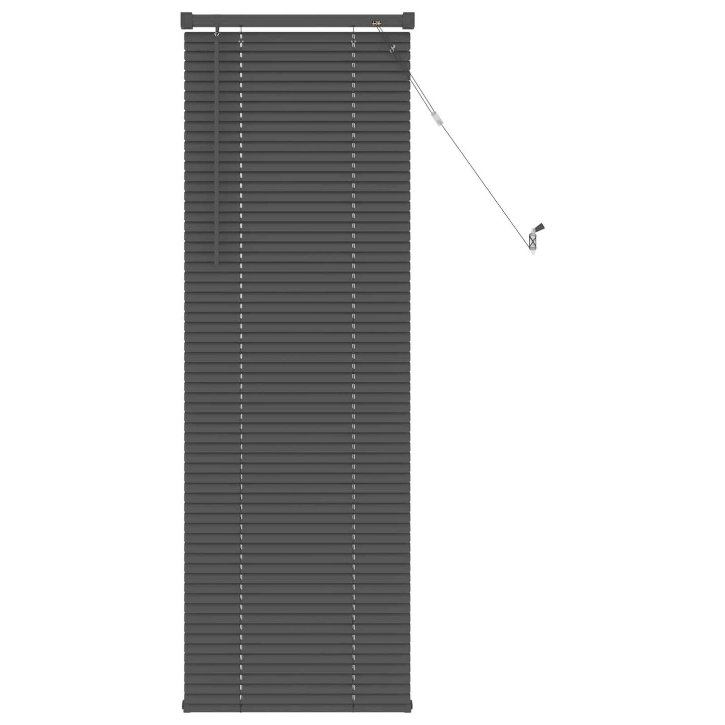 Venetian Blind Silver Grey 150 x 60 cm PVC