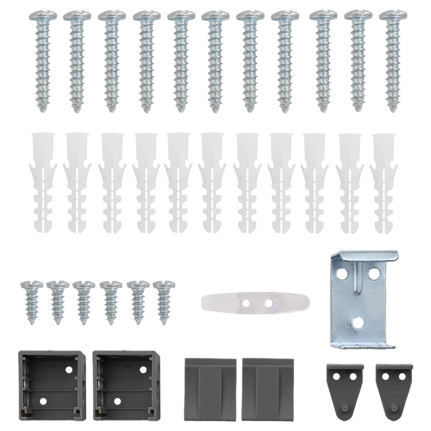 Venetian Blind Manual Adjustable Silver Grey 150 x 110 cm PVC