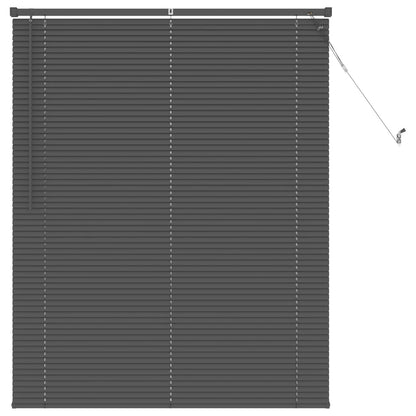 Venetian Blind Silver Grey 150 x 120 cm 25 mm PVC