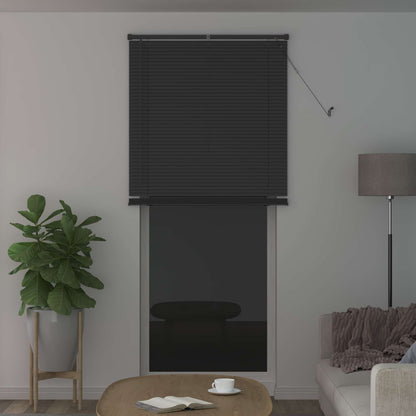 Venetian Blind Manual Adjustable Silver Grey 213 x 80 cm PVC