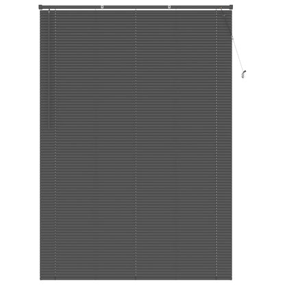 Venetian Blind Silver Grey 213 x 140 cm 25 mm PVC