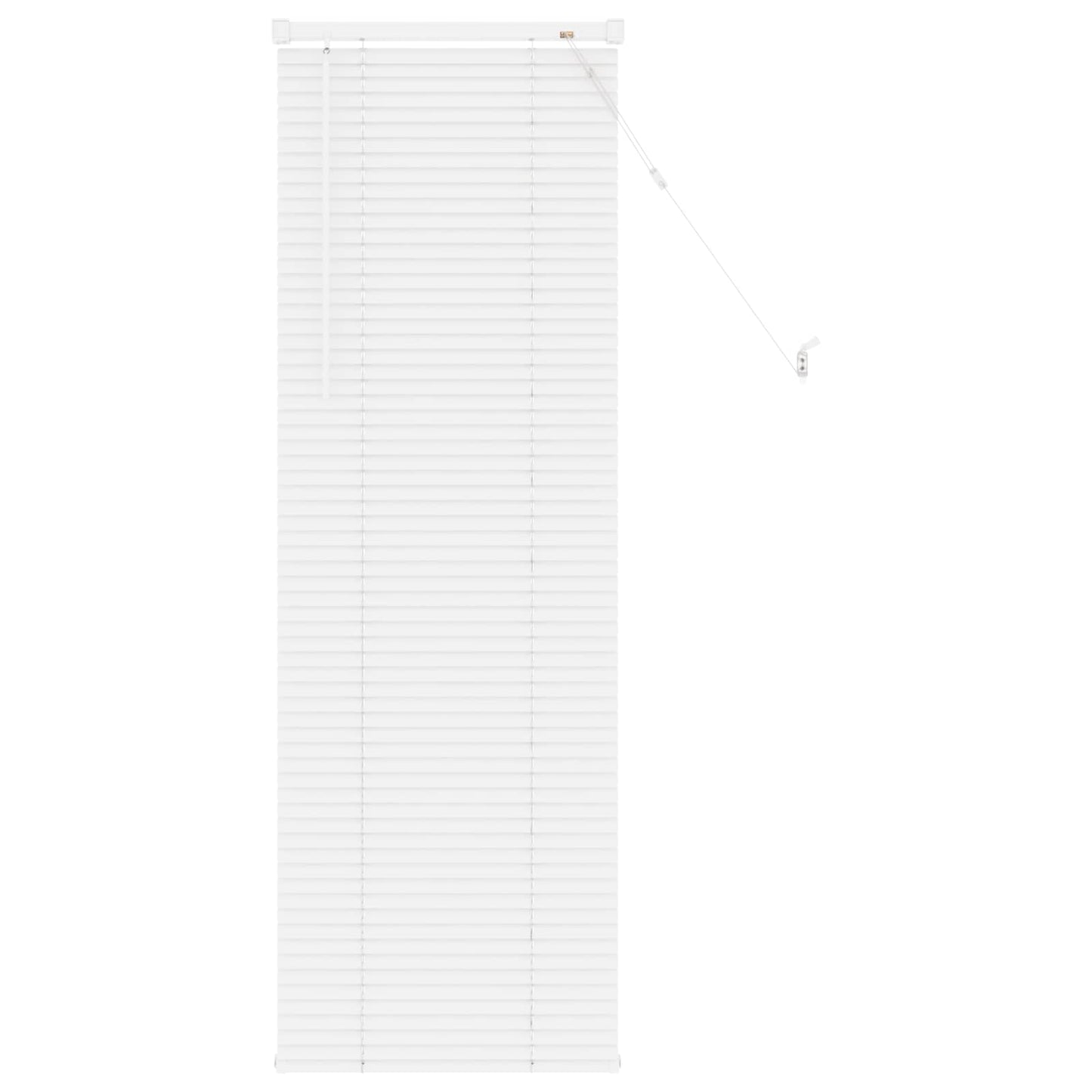 Venetian Blind White 150 x 50 cm 25 mm PVC
