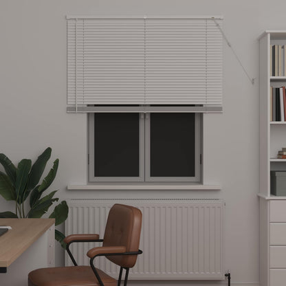 Venetian Blind White 150 x 110 cm 25 mm PVC