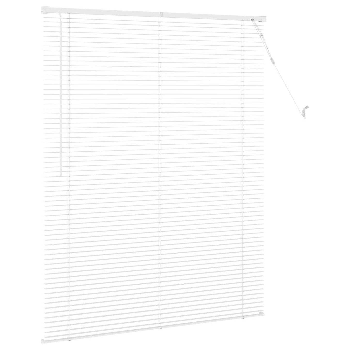 Venetian Blind White 150 x 110 cm 25 mm PVC