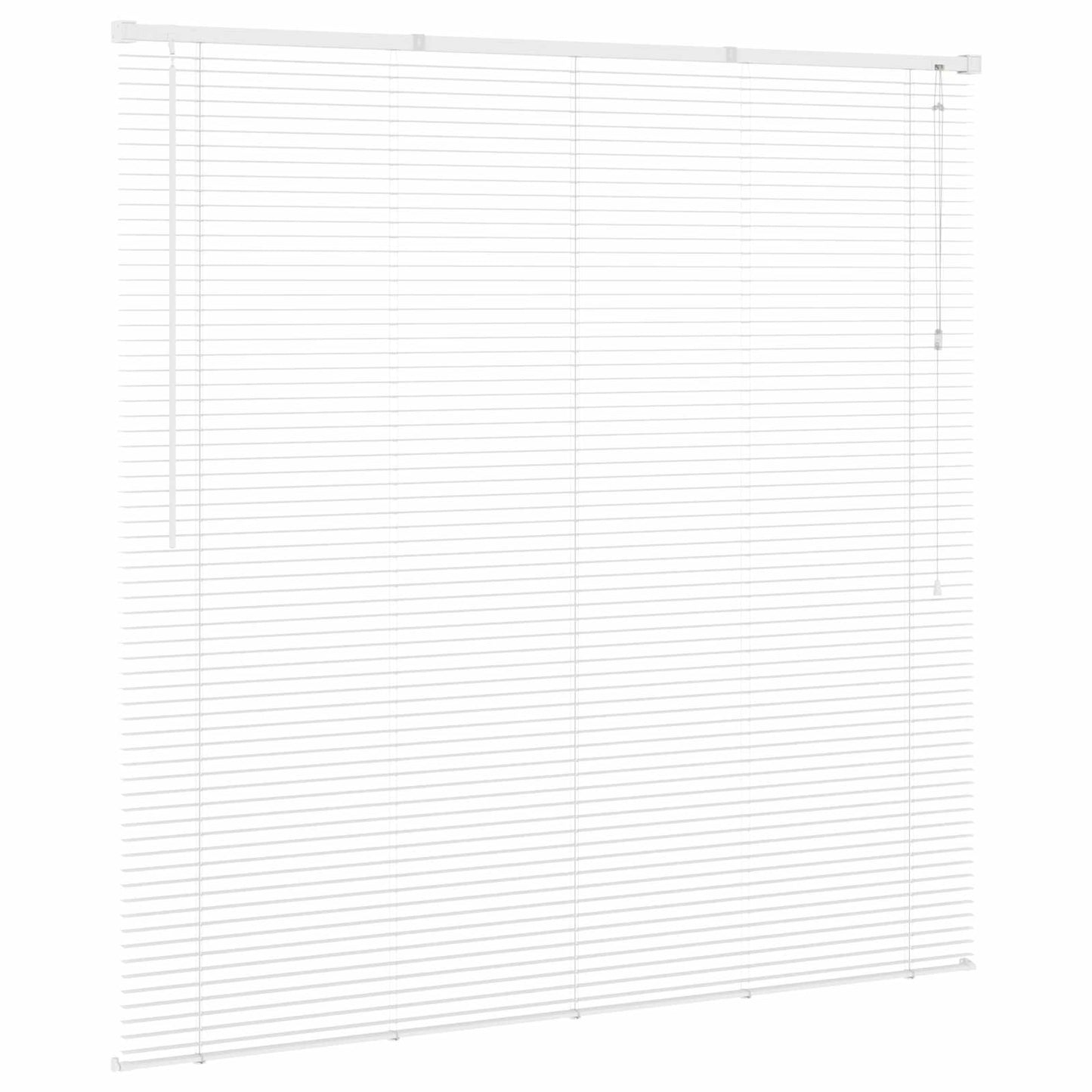 Venetian Blind Manual Adjustable White 150 x 160 cm PVC
