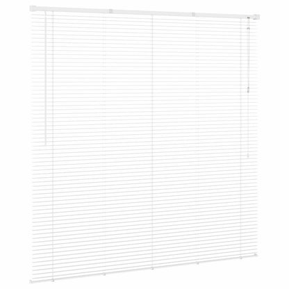 Venetian Blind Manual Adjustable White 150 x 160 cm PVC