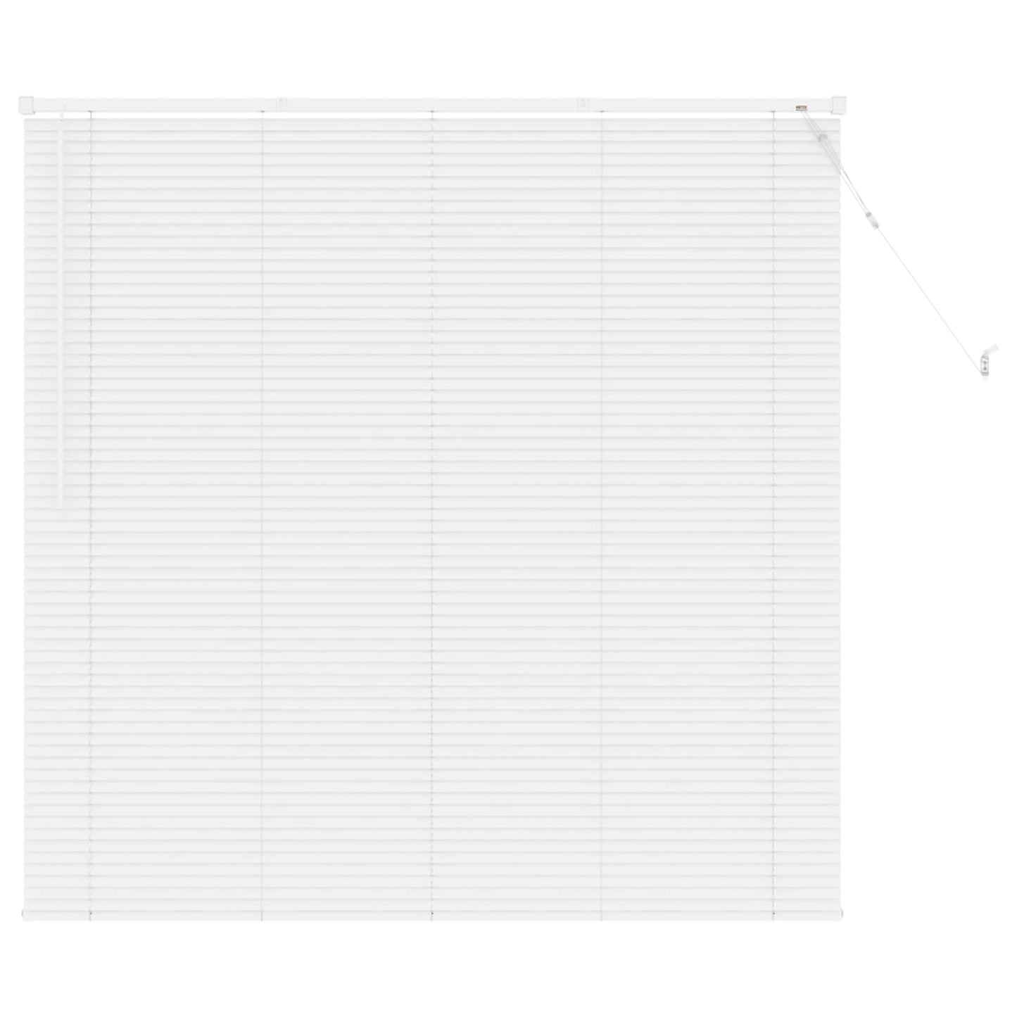 Venetian Blind Manual Adjustable White 150 x 160 cm PVC