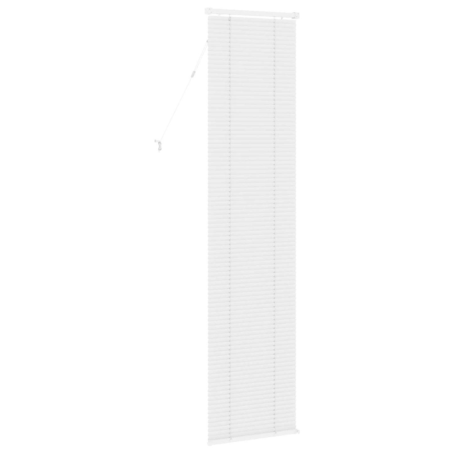 Venetian Blind Manual Adjustable White 213 x 40 cm PVC