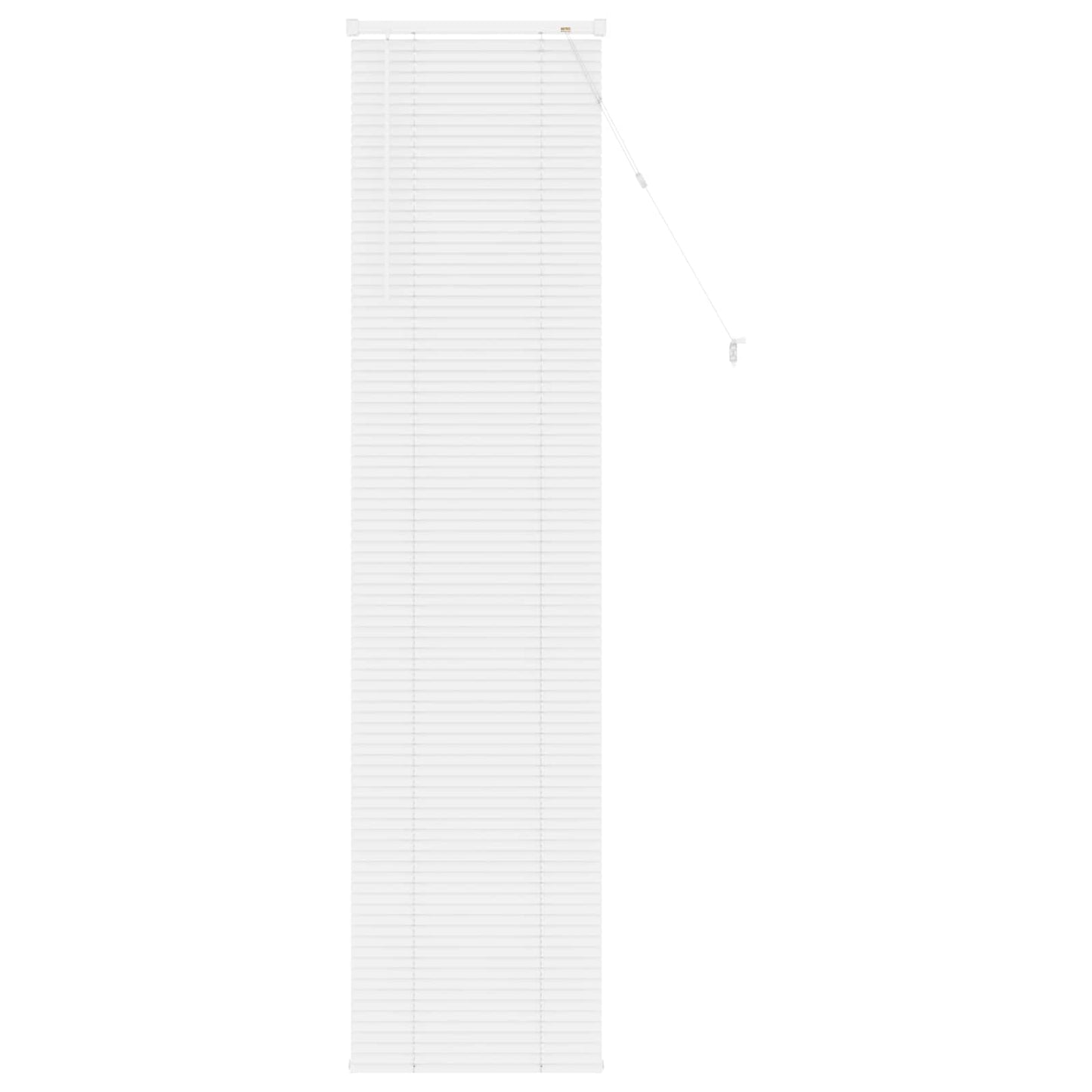 Venetian Blind Manual Adjustable White 213 x 40 cm PVC