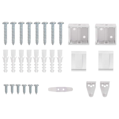 Venetian Blind Manual Adjustable White 213 x 80 cm PVC