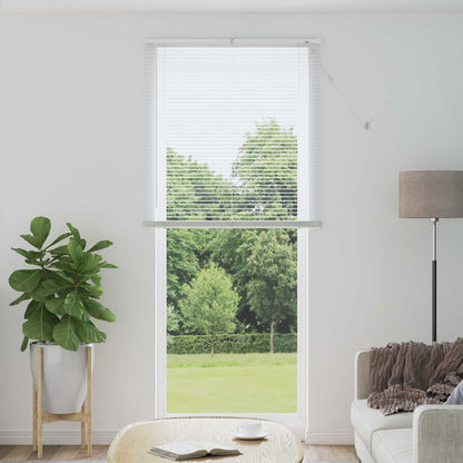 Venetian Blind White 213 x 90 cm 25 mm PVC